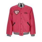 IUTER Varsity Rosa Ull College Jacka Pink, Herr