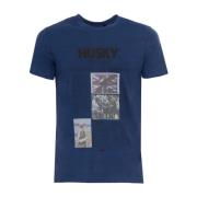 HUSKY ORIGINAL T-Shirts Blue, Herr