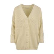 HINNOMINATE Cardigan Sweaters för Kvinnor Beige, Dam