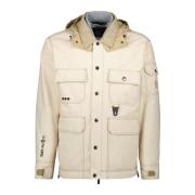 Moncler Bomull Kelpius Beige Jacka Beige, Herr