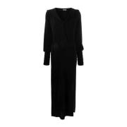 ROTATE Birger Christensen Maxi Klänning Black, Dam