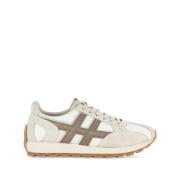 Hogan Mesh Lace-Up Sneakers Beige Beige, Herr