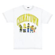 MARKET Simpsons Vit Tee Kortärmad Crew White, Herr