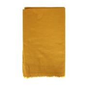 DESTIN Lyxigt Cashmere Silk Halsduk Yellow, Dam