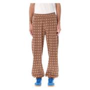 WALES BONNER Orange Brun Power Track Pant Byxor Brown, Herr