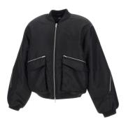 REPRESENT Svart Zip Back Bomberjacka Black, Herr