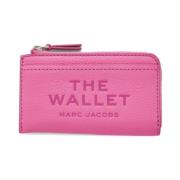 Marc Jacobs Rosa Chain Wallet med Kortplatser Pink, Dam