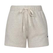 Autry Sportiga Felpa Shorts med Broderad Logotyp Gray, Dam