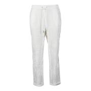 Fabiana Filippi Sammet jumpsuit med elastisk midja White, Dam