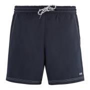 A.P.C. Mesh-fodrad Nylon Badshorts Blue, Herr