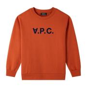 A.P.C. Elegant Elisa Sweatshirt Red, Dam