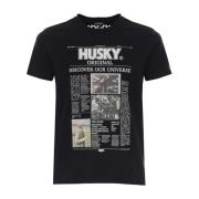 HUSKY ORIGINAL T-Shirts Black, Herr