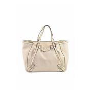 Ermanno Scervino Giovanna Tote Väska med Magnetstängning Beige, Dam