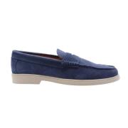 CTWLK. Junas Mocassin Skor Blue, Herr