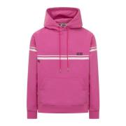 GCDS Logo Band Hoodie Pink, Herr