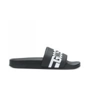 GCDS Sliders Black, Herr