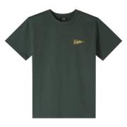 A.P.C. Universitet Logo Bomull T-shirt Green, Herr