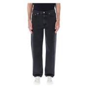 A.P.C. Svart Tvättad Martin Jeans Black, Herr