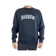 BARROW Svart Oversize Sweatshirt Black, Herr