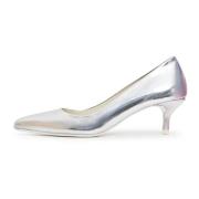 Cesare Gaspari Elegant Luxe Pumps - Silver Gray, Dam