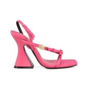 Versace Jeans Couture Mode Sandal med Gummisula Pink, Dam