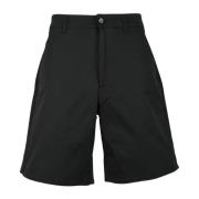 DEPARTMENT FIVE Bomull Bermuda Shorts med Elastan Black, Herr