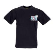 MARKET Exotisk Biltryck Svart T-shirt Black, Herr