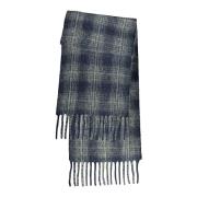 A.P.C. Mjuk Tjock Scarf med Fransar Green, Herr