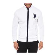 U.S. Polo Assn. Hoodie med dragkedja White, Herr