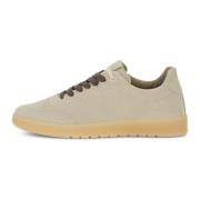 Boggi Milano Suede Trainers Beige, Herr