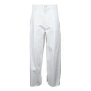 Max Mara Vincent Höga Midja Wide Leg Byxor White, Dam