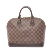 Louis Vuitton Vintage Pre-owned Canvas handvskor Brown, Dam