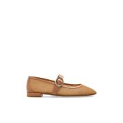 Stuart Weitzman Ballet Flats Arabella Beige, Dam