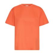 ICHI Fiesta Topp & T-shirt Löst Sittande Orange, Dam