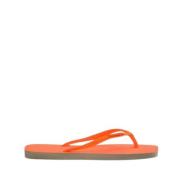 Havaianas Fyrkantiga plast sandaler Orange, Dam