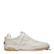 Barracuda Sportig och raffinerad lädersneaker Beige, Dam