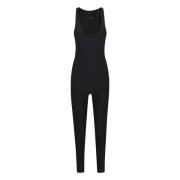 Andamane Jumpsuit med Tunna Band Black, Dam