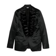 Comme des Garçons Dynamisk Ruffle Blazer Black, Herr