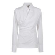 Max Mara Stilren Blus för Dagens Mode White, Dam