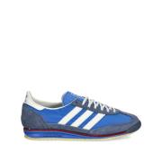 Adidas Blå Sneakers med 3-Stripigt Logotyp Blue, Dam