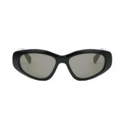 CELINE Monochroms Cat-Eye Solglasögon Black, Dam