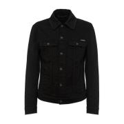 Dolce & Gabbana Klassisk Denimjacka Black, Herr