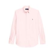 Ralph Lauren Ikonisk Rosa Skjorta med Logotyp Pink, Herr