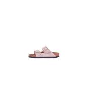 Birkenstock Rosa Mockasandaler med Spänne Stängning Pink, Dam