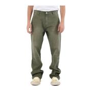 Purple Brand Denim Carpenter Jeans Relaxed Fit Green, Herr