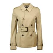 Burberry Klassisk Beige Trench Coat Beige, Dam