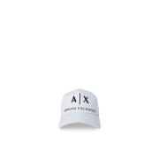 Armani Exchange Stilren Vit Baseballkeps Beige, Herr