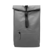 Rains Vattentät Rolltop Ryggsäck Grå-Mochilas Gray, Unisex