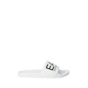 Emporio Armani EA7 Vita Slides Sandaler för Män White, Herr