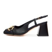 Cesare Gaspari Block Heel Pumps Anais - Black Black, Dam